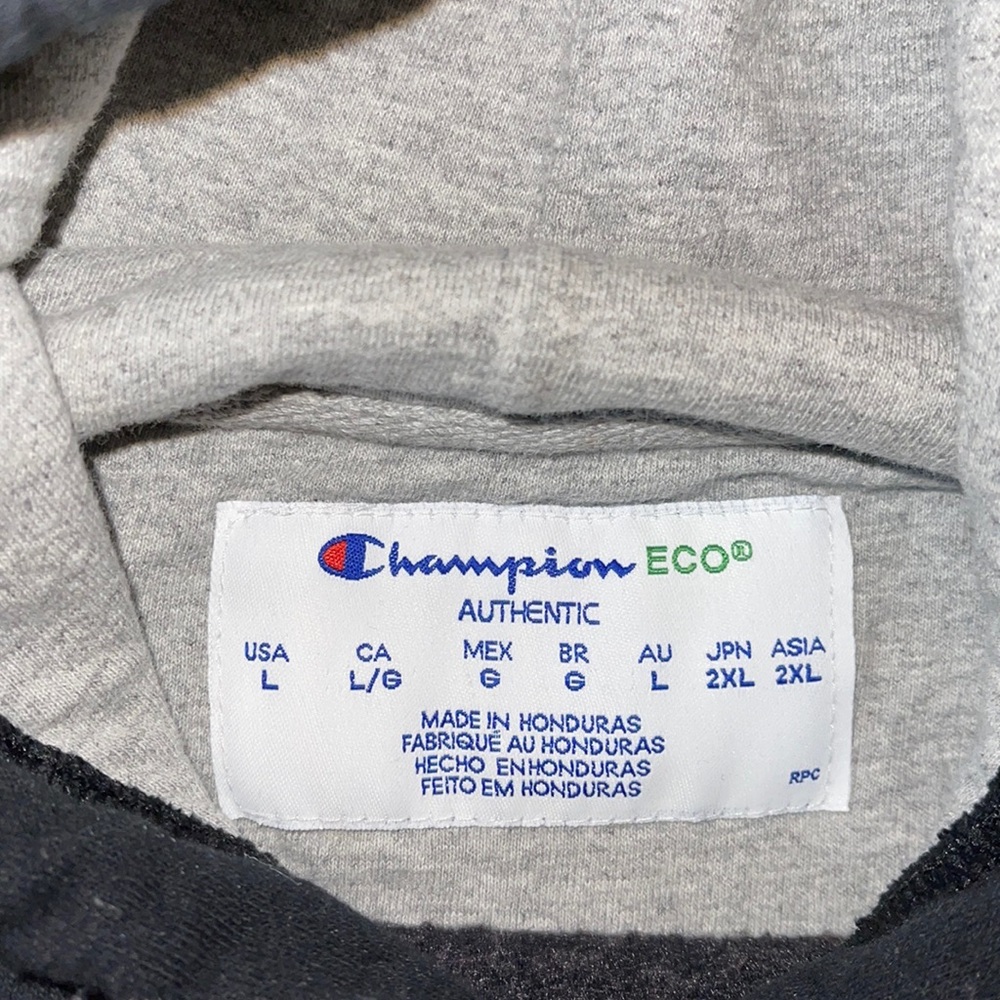Essential Black Champion Hoodie - Picture 3 of 4